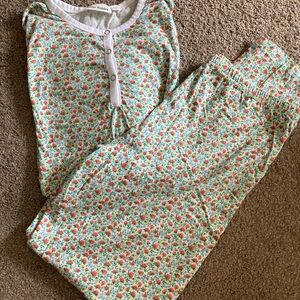 Roller Rabbit Pajamas Size Medium Floral Print